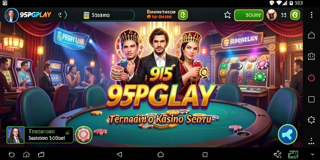 Gameplay seru dan menarik di 95PGPLAY dengan berbagai permainan Kasino.