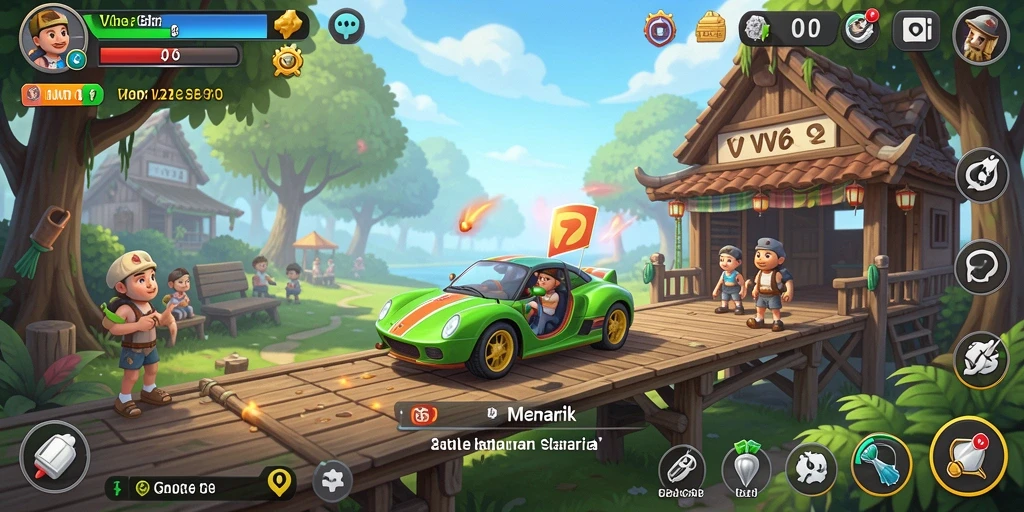 Tampilan gameplay Idle yang menakjubkan di VV62.