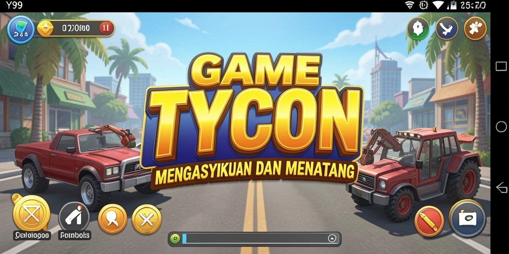 Screenshot Y89 menampilkan momen seru dalam gameplay Tycoon yang menarik.